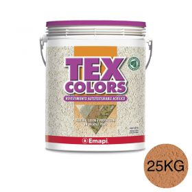 Revestimiento acrilico texturable Texcolors Athenas terracota balde x 25kg