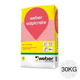 Weber salpicrete blanco x 30kg